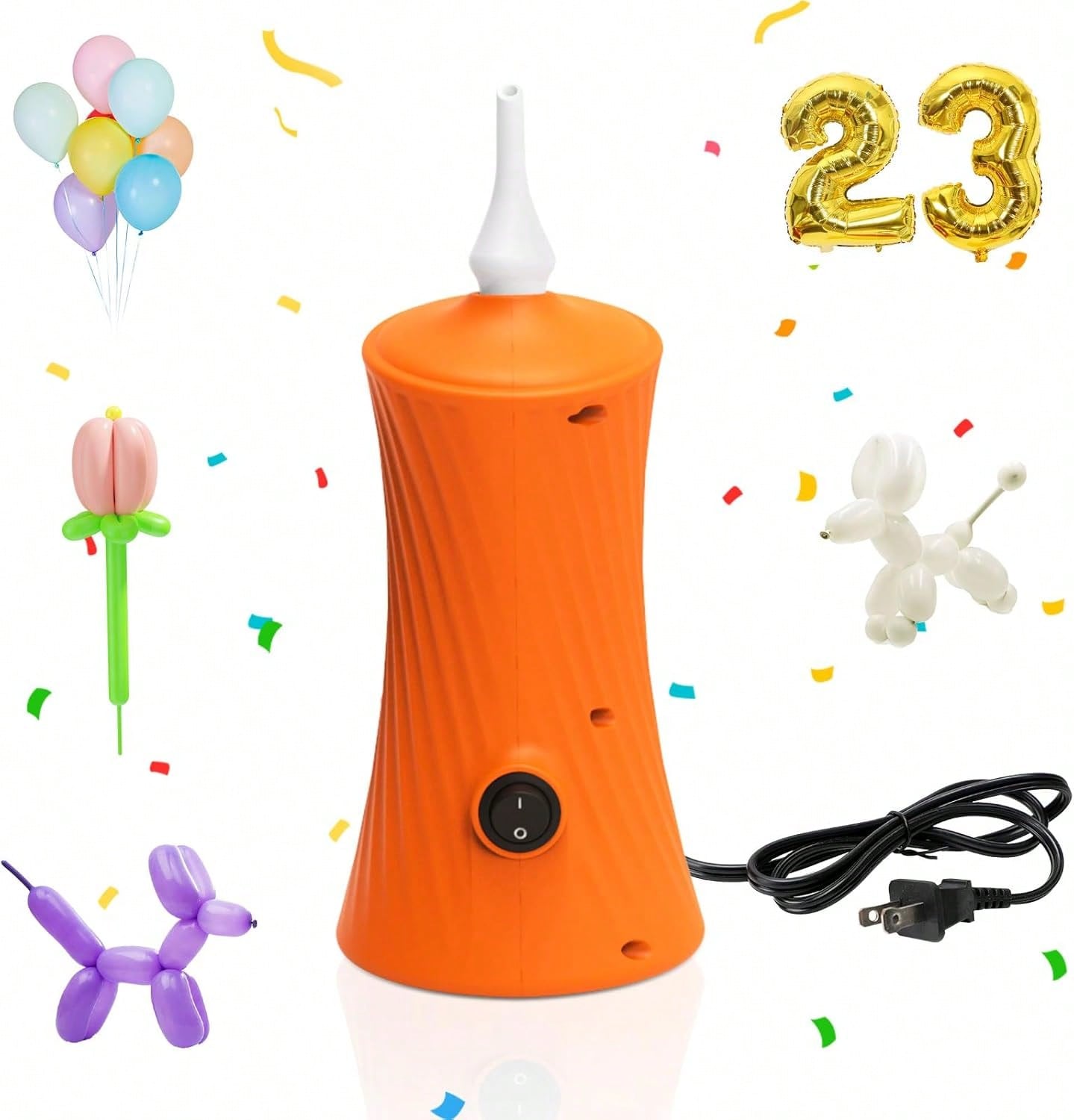 Balloon Pump Hand - Bomba de aire eléctrica para globos