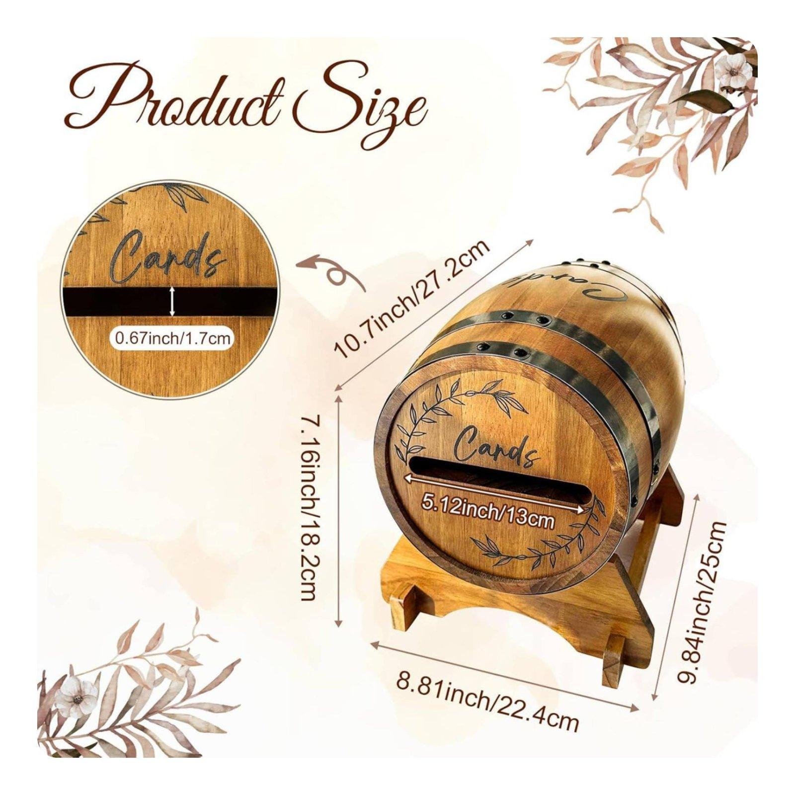 Caja de madera grande para tar - Event Party Box reseña y precio