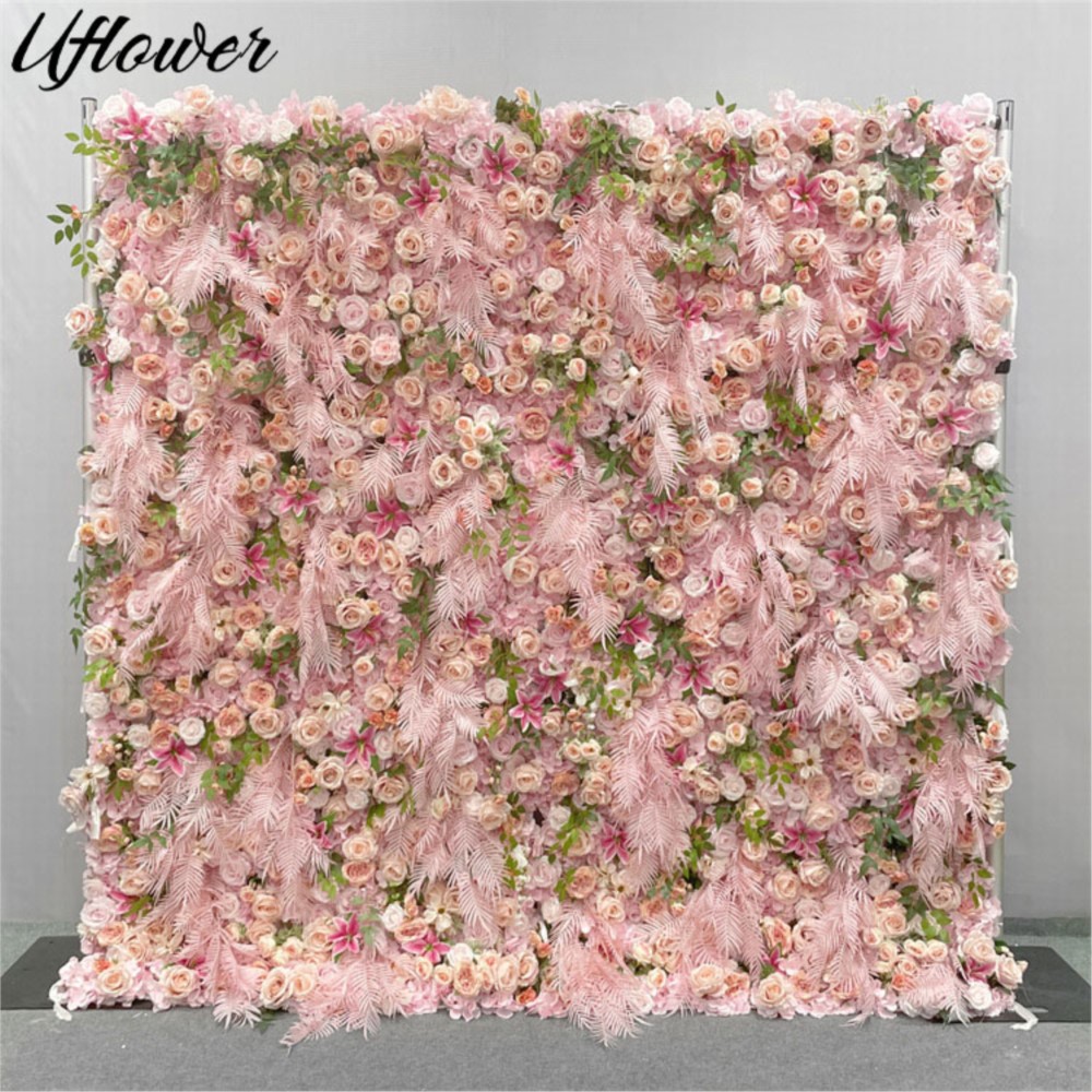 Uflower 5D Rosa tela de rosas  - Flower Wall Panel reseña y precio