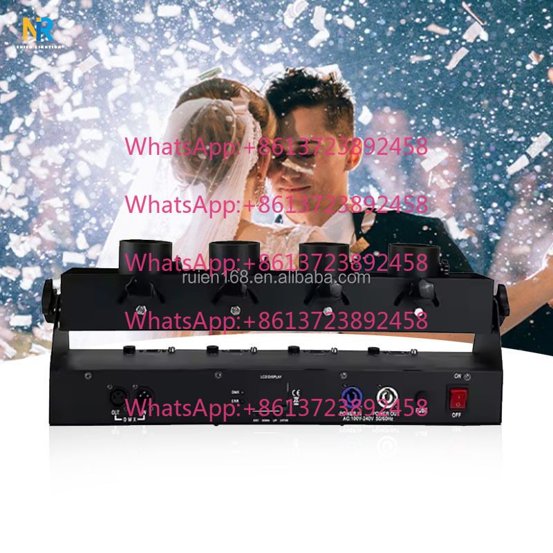 Máquina de confeti de cuatro t - Confetti Cannon Tube reseña y precio