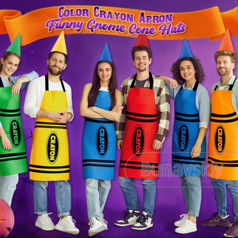 Conjunto de disfraz de crayón  - Party Hat Cone reseña y precio